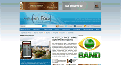 Desktop Screenshot of analiseemfoco.com.br